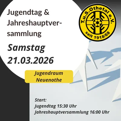 SAVE THE DATE / JHV+Jugendtag
